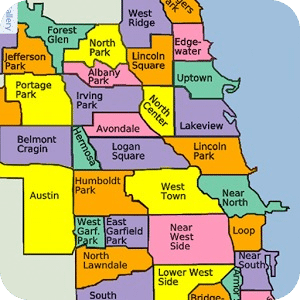 芝加哥地图拼图