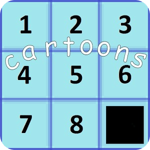 Sliding Puzzle: Cartoons