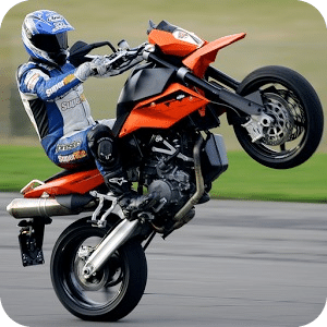 Racing moto: Modified motobike