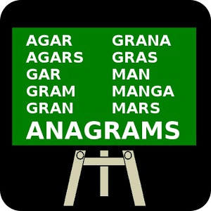 Anagrams Word Quiz - English