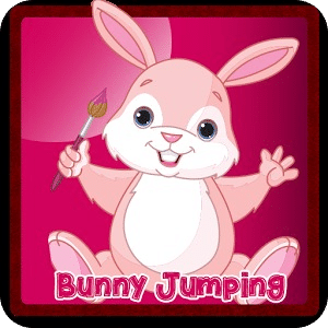 Easter Cute Bunny Jump