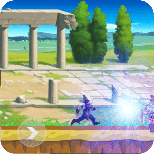 Game of Hercules VS Achiles adventure platformer