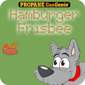 Hamburger Frisbee
