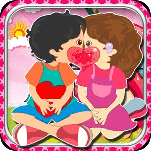 Fun Kids Apple Kiss