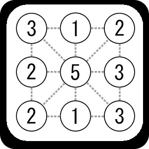 Number puzzle "Rosary"