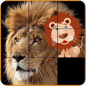 Slide Puzzle -Animals