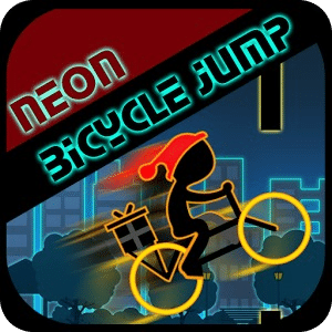 Neon Bicycle Jump