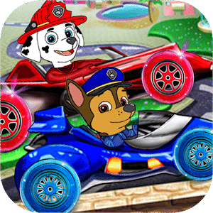 Paw Puppy extreme Car Racing Rush