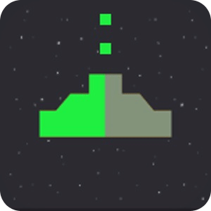 Space 8 bit - 8 stars ship gun