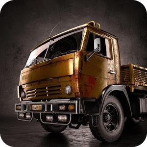 Military kamaz driving 3D