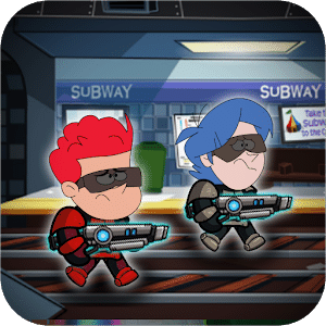 Subway Super Hero Noobs Adventure