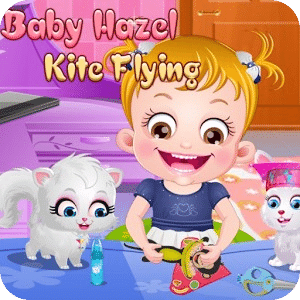 Baby Hazel Kite Flying