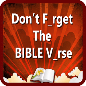 Don't forget the BiBLE Verse Game