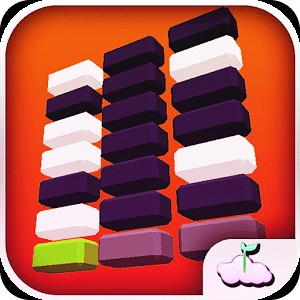 Blocks Race White Tiles Piano