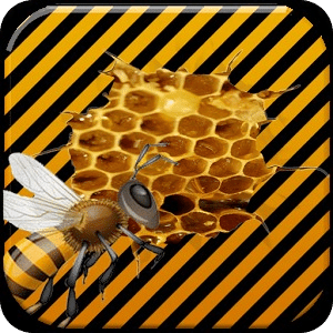 hopping honey bee