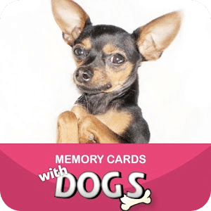 Memory Cards Game With Dogs