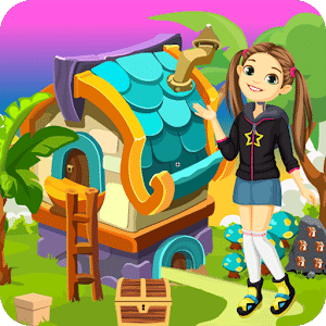 Cute Girl Escape From Fantasy House Best Escape318