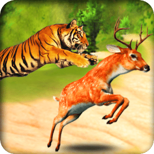 Tiger Hunting Deer Game, Jungle Shooting