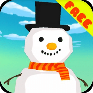 Snowman Falldown Game - Free