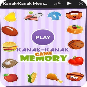 Kanak-Kanak Memory Game