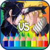 Naruto VS Sasuke Coloring Book