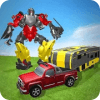 Super Robot Transformation Camper Van Truck Driver