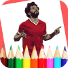 Mohamed Salah and Jurgen Klopp Coloring Book