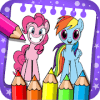 coloring my little pony mlp unicorn