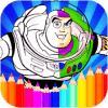 Buzz Lightyear : Coloring Toys Story Book