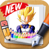 Super saiyan coloring book for fans