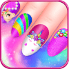 Unicorn Nail Art Salon Girls Games