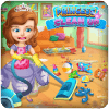 Princess Sofia Cleaning Home