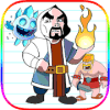 Coloring Clash Royale Characters