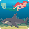 Mermaid Ariel Shark Attack
