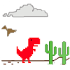 Dino Runner : Red T-Rex