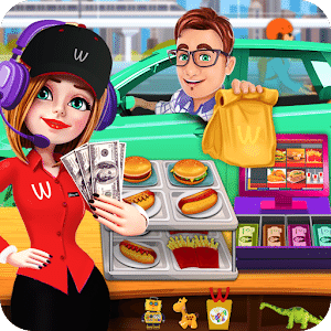 Fast Food Drive Thru Cash Register Game