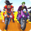 Superhero Downhill Tricky Bike Race Free