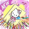 Pour enfants : Coloriage Hello Kitty 2018