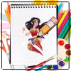 How to Draw Wonder Woman