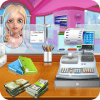 Town Bank Manager: Cashier Games & Bank Games