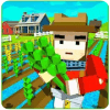 Super Blocky Farmer Life: Farming Games 2018