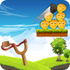 Sling Shot Fruit Knock Down Shooting Game