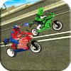 Bike Alien Hero Stunt Simulator - Super Driver