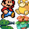 Color by Number Pokemon and Cartoon Pixel Art