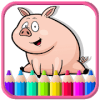 Draw pep and Paint Pig Cartoon Games