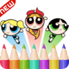 Powerpuff-Girls Coloring Book for kids