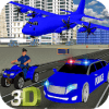 Police Limousine Car ATV Bike:Plane Transport Game