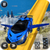 US Police Flying Car Mega Ramp Stunt Racing Games