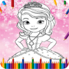 Coloring Princess Book For Kids