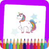 Unicorn coloring book for kids